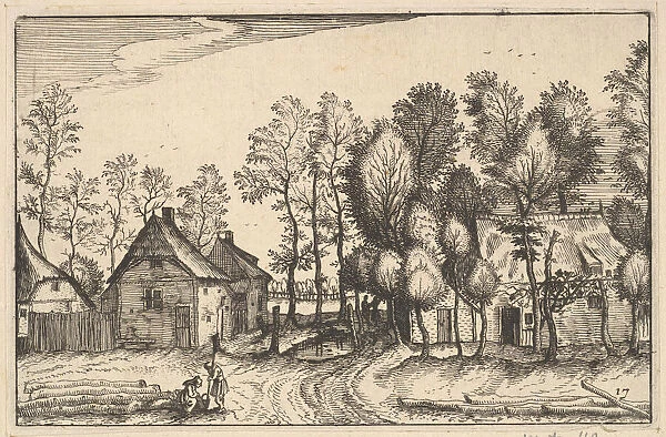 Landscape with Hewed Trees, plate17 from Regiunculae et Villae Aliquot Ducatus Brabant