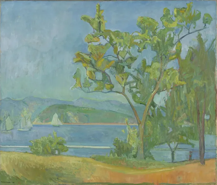 Framed Print : Landscape from Holmsbu, 1911. Creator: Oluf Wold-Torne Framed Print : Landscape from Holmsbu, 1911. Creator: Oluf Wold-Torne