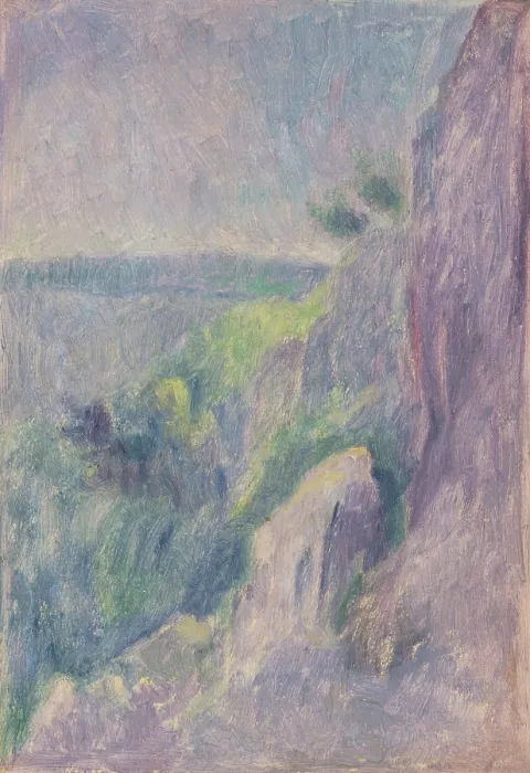 Framed Print : Landscape II, early 20th century. Creator: Dezider Czolder Framed Print : Landscape II, early 20th century. Creator: Dezider Czolder