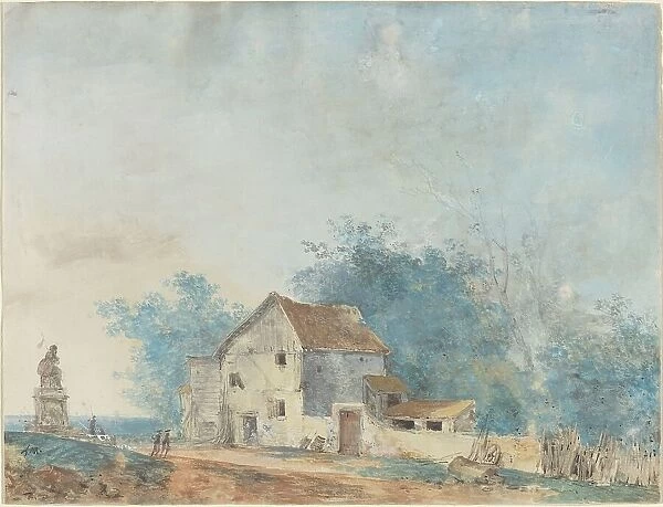 Landscape, late 1770s. Creator: Louis Gabriel Moreau