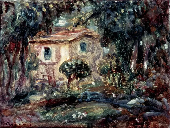 Framed Print : Landscape. Le Cannet, 1902. Artist: Pierre-Auguste Renoir Framed Print : Landscape. Le Cannet, 1902. Artist: Pierre-Auguste Renoir