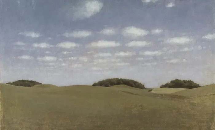 Framed Print : Landscape, From Lejre, 1905. Creator: Vilhelm Hammershoi Framed Print : Landscape, From Lejre, 1905. Creator: Vilhelm Hammershoi