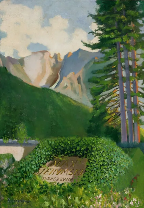Framed Print : Landscape with Maksymilian Gierymski's Tomb, 1923. Creator: Jakub Juszczyk. Landscape with Maksymilian Gierymski's Tomb, 1923. Creator: Jakub Juszczyk Framed Print : Landscape with Maksymilian Gierymski's Tomb, 1923. Creator: Jakub Juszczyk. Landscape with Maksymilian Gierymski's Tomb, 1923. Creator: Jakub Juszczyk