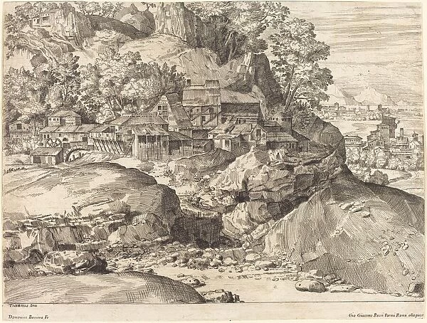 Landscape with a Mill, c. 1650. Creator: Dominique Barriere