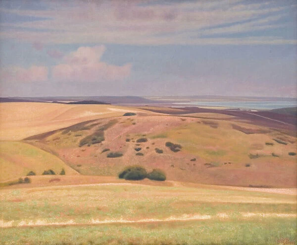 Landscape, Mols, 1936. Creator: Charles Godtfredsen