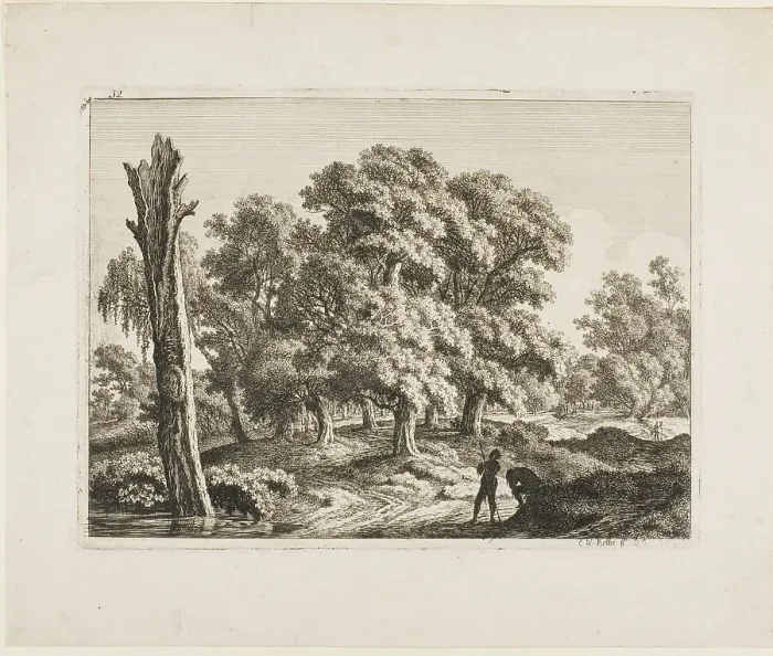 Framed Print : Landscape, n.d. Creator: Carl Wilhelm Kolbe the elder Framed Print : Landscape, n.d. Creator: Carl Wilhelm Kolbe the elder