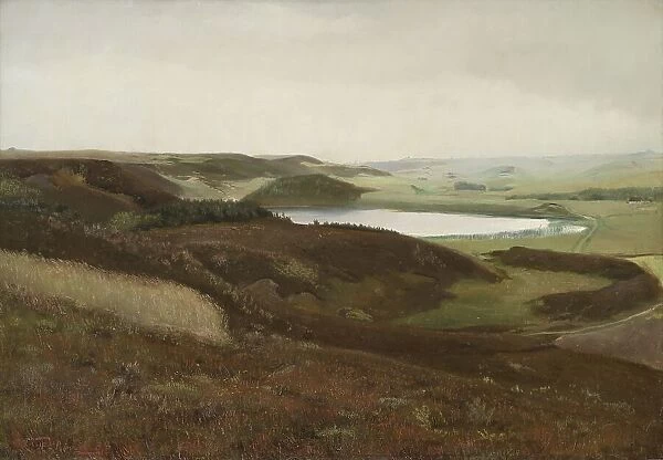 A Landscape near Bryrup, Jutland, 1888. Creator: Laurits Andersen Ring
