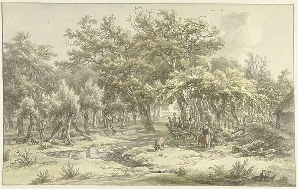 Landscape near Eext (Drenthe), 1793. Creator: Egbert van Drielst