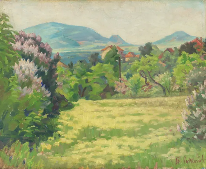 Framed Print : Landscape near Karlova Ves, 1940-1942. Creator: Stefan Polkorab Framed Print : Landscape near Karlova Ves, 1940-1942. Creator: Stefan Polkorab