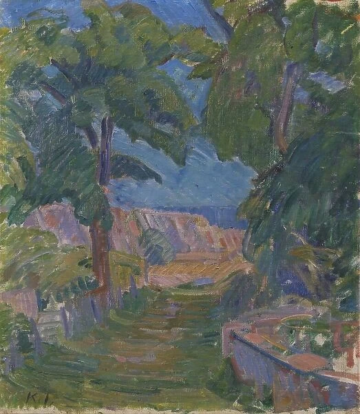 Landscape near 'Mindet' on Christianso, 1911. Creator: Karl Isakson. Landscape near 'Mindet' on Christianso, 1911. Creator: Karl Isakson