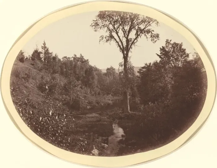 Framed Print : Landscape near Williams College, c. 1870. Creator: George K Warren Framed Print : Landscape near Williams College, c. 1870. Creator: George K Warren