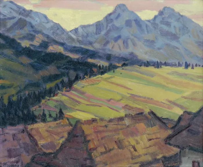 Framed Print : Landscape near Zdiar, 1940-1945. Creator: Gustav Mally Framed Print : Landscape near Zdiar, 1940-1945. Creator: Gustav Mally