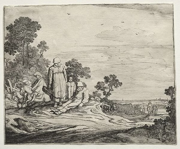 Landscape with Peasants, 1626. Creator: Pieter Molyn (Dutch, 1595-1661)