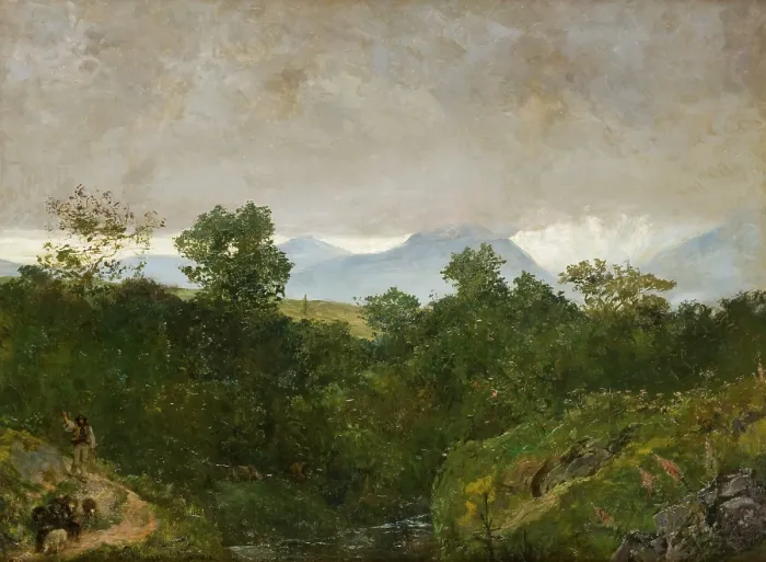 Framed Print : Landscape from Podhale, 1892. Creator: Wojciech Gerson Framed Print : Landscape from Podhale, 1892. Creator: Wojciech Gerson
