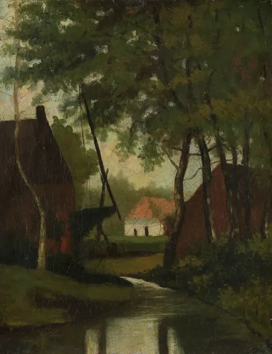 Framed Print : Landscape, probably between 1880 and 1891. Creator: Leon-Germain Pelouse Framed Print : Landscape, probably between 1880 and 1891. Creator: Leon-Germain Pelouse