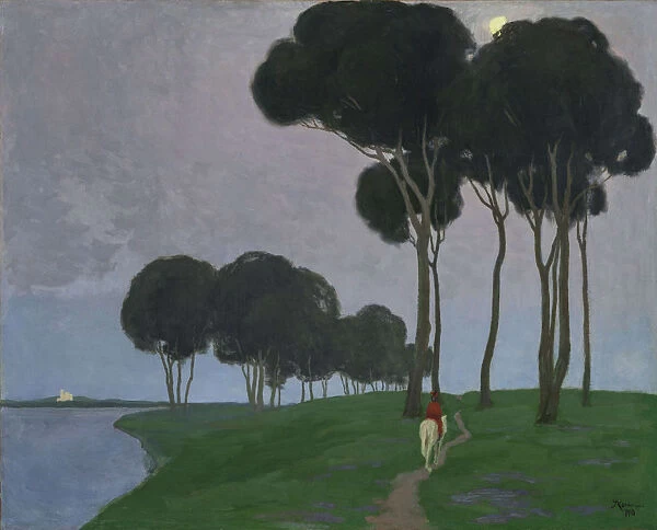 Landscape with the rider, 1910