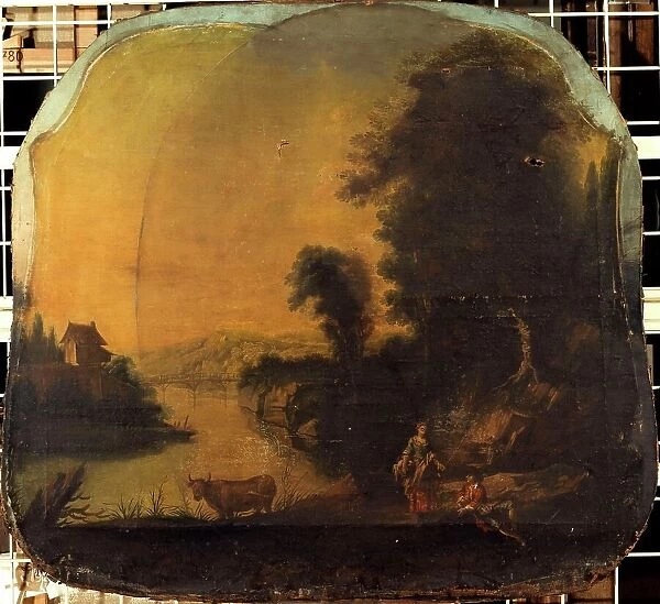 Landscape with a river, between 1701 and 1800. Creator: Unknown