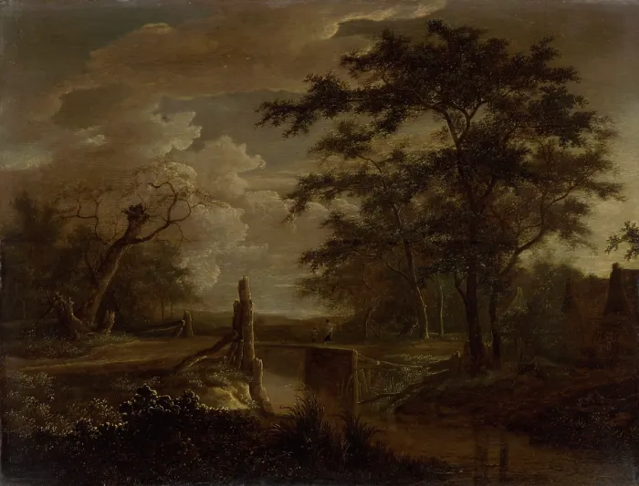 Framed Print : Landscape with River and Bridge, last third 17th century. Creator: Adriaen Hendricksz. Verboom Framed Print : Landscape with River and Bridge, last third 17th century. Creator: Adriaen Hendricksz. Verboom