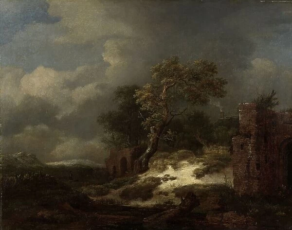 Landscape with Ruins, 1650-1682. Creator: Jacob van Ruisdael