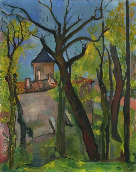 Framed Print : Landscape at Saint-Bernard, 1932 Framed Print : Landscape at Saint-Bernard, 1932
