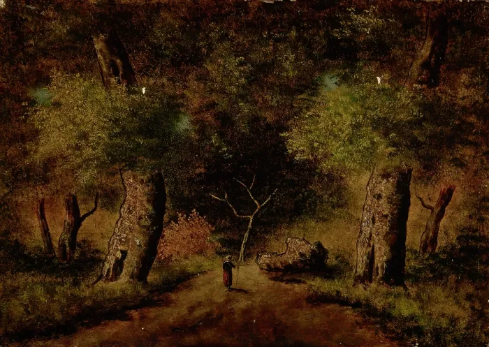 Framed Print : Landscape, second half of 19th century. Creator: Unknown Framed Print : Landscape, second half of 19th century. Creator: Unknown