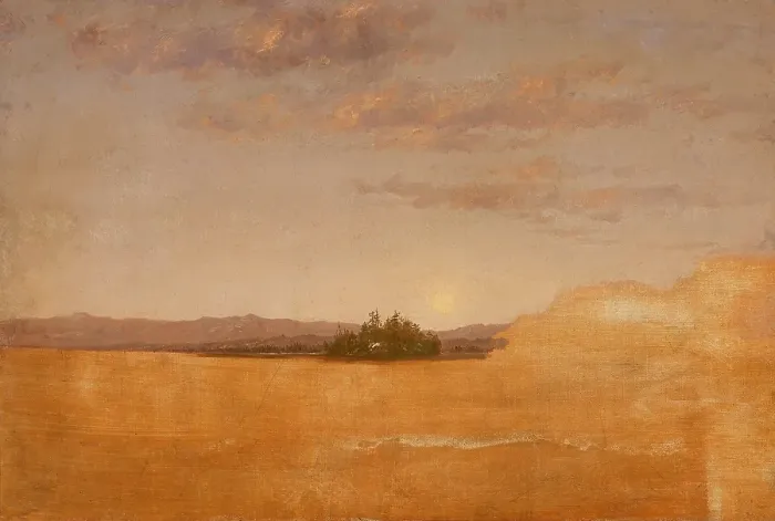 Framed Print : Landscape Sketch, about 1845-1847. Creator: Thomas Cole Framed Print : Landscape Sketch, about 1845-1847. Creator: Thomas Cole