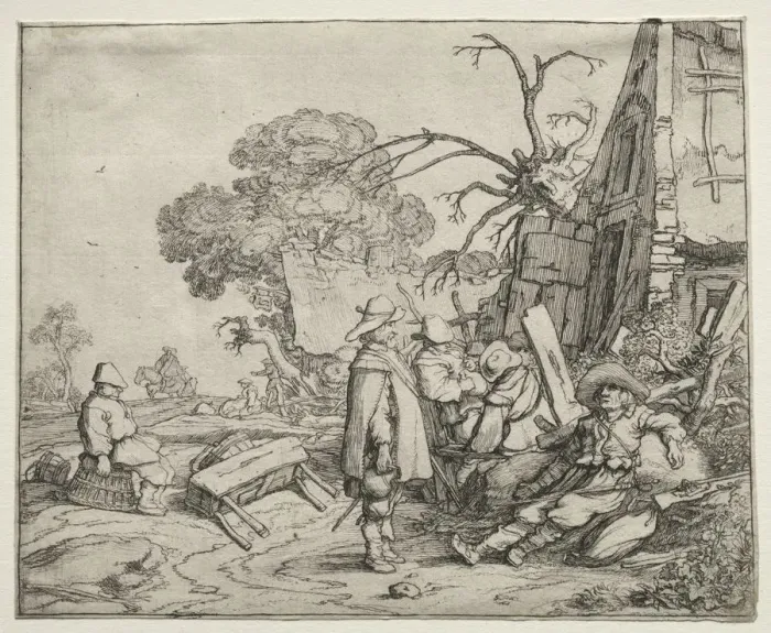 Framed Print : Landscape with Soldiers, 1626. Creator: Pieter Molyn (Dutch, 1595-1661) Framed Print : Landscape with Soldiers, 1626. Creator: Pieter Molyn (Dutch, 1595-1661)