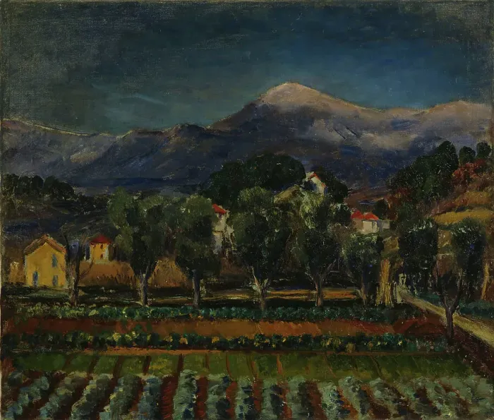 Framed Print : Landscape from Southern France, c1910s-1940s. Creator: Meri Genetz