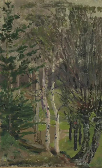 Framed Print : Landscape in Spring, probably 1908. Creator: Nikolai Johannes Astrup Framed Print : Landscape in Spring, probably 1908. Creator: Nikolai Johannes Astrup