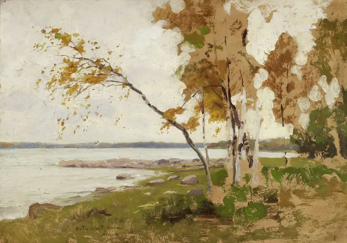 Framed Print : Landscape Study, 1885. Creator: Victor Westerholm Framed Print : Landscape Study, 1885. Creator: Victor Westerholm