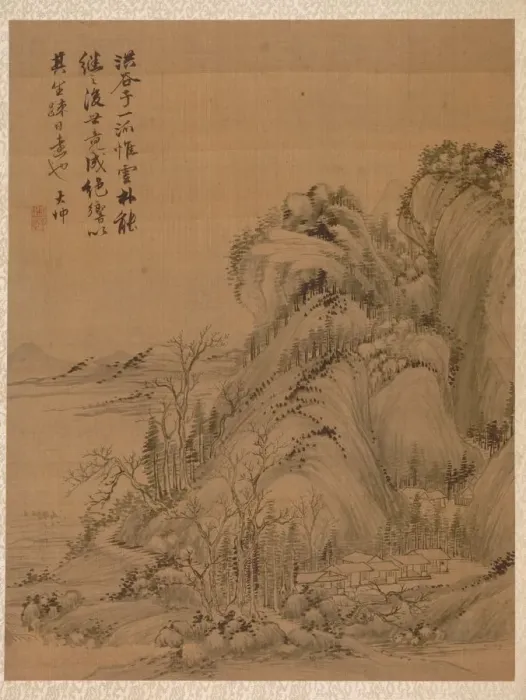 Framed Print : Landscape in the Style of Ching Hao, 1775. Creator: Zhai Dakun (Chinese, d. 1804) Framed Print : Landscape in the Style of Ching Hao, 1775. Creator: Zhai Dakun (Chinese, d. 1804)