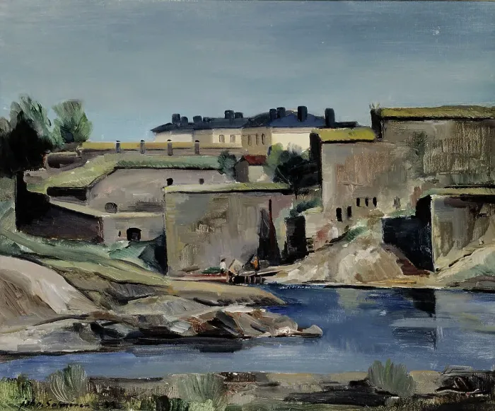 Framed Print : Landscape of Suomenlinna, 1933. Creator: Juho Salminen Framed Print : Landscape of Suomenlinna, 1933. Creator: Juho Salminen