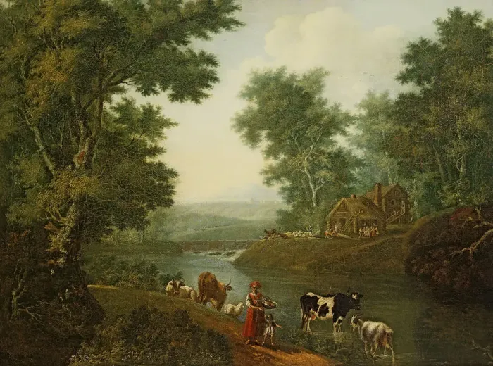 Framed Print : Landscape in the Surroundings of Saint Petersburg. Artist: Shchedrin, Semyon Fyodorovich (1745-1804) Framed Print : Landscape in the Surroundings of Saint Petersburg. Artist: Shchedrin, Semyon Fyodorovich (1745-1804)