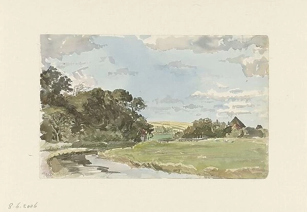 Landscape at Texel, 1879. Creator: Jan Hoynck van Papendrecht
