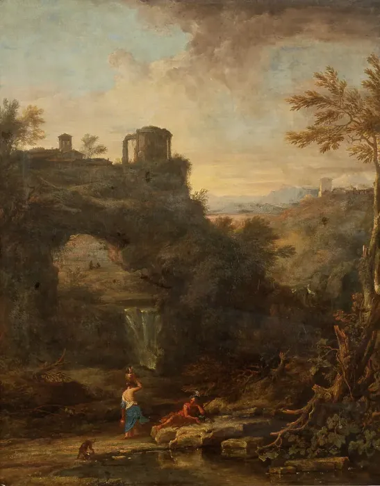 Framed Print : Landscape with a Tholos. Creator: Alessio de Marchis Framed Print : Landscape with a Tholos. Creator: Alessio de Marchis