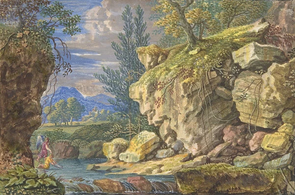 Landscape with Tobias and the Angel, 17th-early 18th century