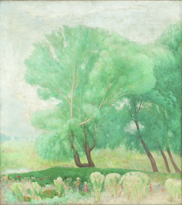 Framed Print : Landscape with trees, c1920-1928. Creator: Karol Miloslav Lehotsky Framed Print : Landscape with trees, c1920-1928. Creator: Karol Miloslav Lehotsky