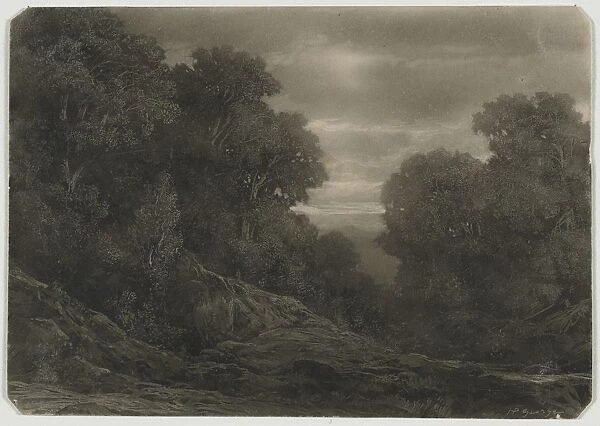 Landscape with Trees. Creator: Jean-Philippe George (Swiss, 1818-1888)