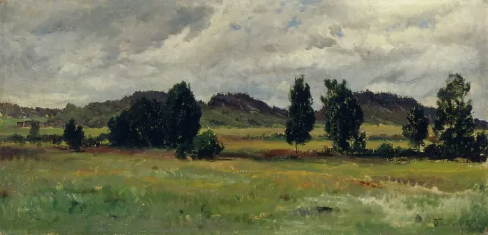 Framed Print : Landscape from Tuulos, 1877. Creator: Hjalmar Munsterhjelm Framed Print : Landscape from Tuulos, 1877. Creator: Hjalmar Munsterhjelm