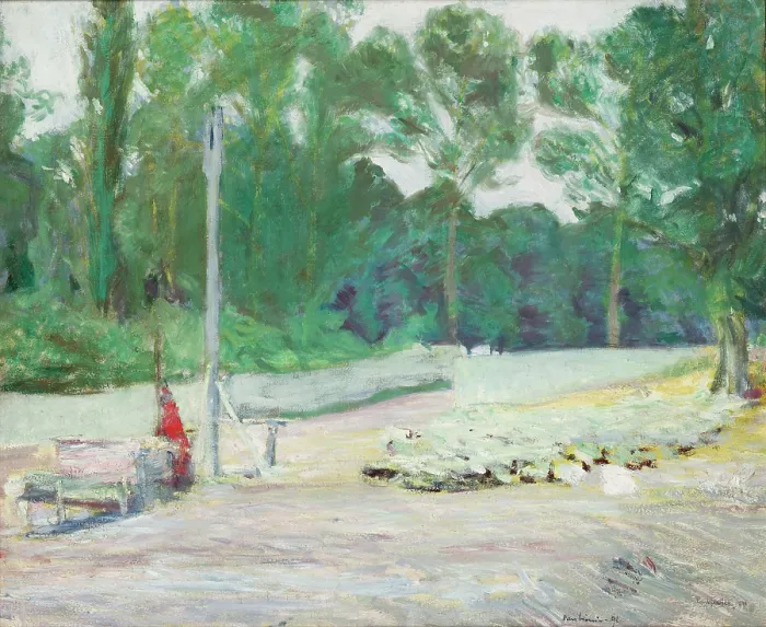 Framed Print : Landscape from the Vicinity of Kazimierz Lubelski, 1891. Creator: Jozef Pankiewicz Framed Print : Landscape from the Vicinity of Kazimierz Lubelski, 1891. Creator: Jozef Pankiewicz