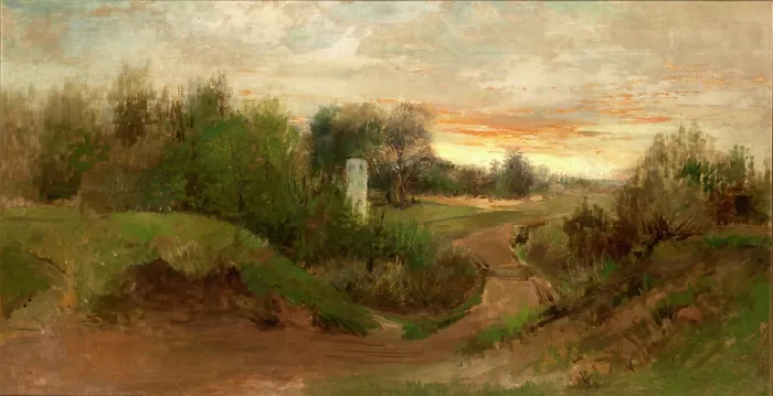 Framed Print : Landscape from the Vincity of Czarnokozince, c1883. Creator: Adam Chmielowski Framed Print : Landscape from the Vincity of Czarnokozince, c1883. Creator: Adam Chmielowski