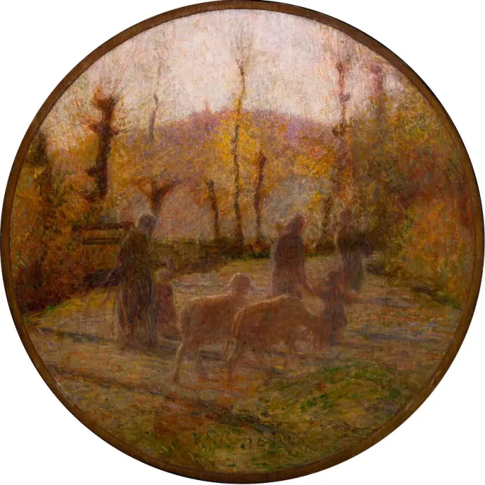 Framed Print : Landscape at Volpedo, San Rocco Framed Print : Landscape at Volpedo, San Rocco