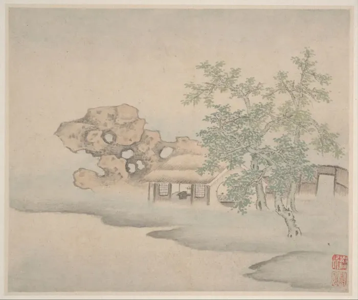 Framed Print : Landscapes, dated 1646. Creator: Fan Qi Framed Print : Landscapes, dated 1646. Creator: Fan Qi