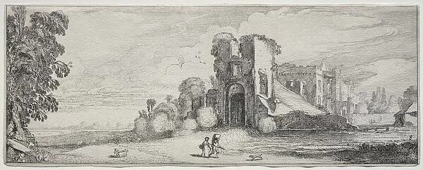 Landscapes and Ruins: Brederode Castle. Creator: Jan van de Velde (Dutch, 1593-1641)