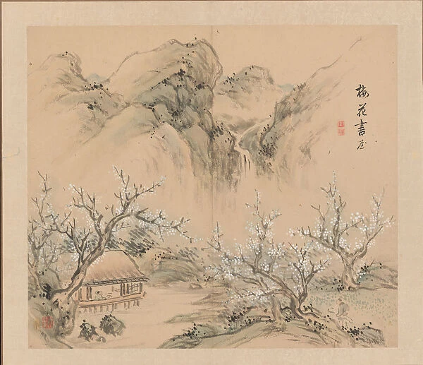 Landscapes of the Four Seasons, 1833. Creator: Takaku Aigai