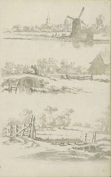 Landscapes with water, c.1780-c.1800. Creator: Bernhard Heinrich Thier