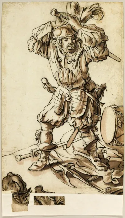 Framed Print : A Landsknecht, n. d. Creator: Unknown Framed Print : A Landsknecht, n. d. Creator: Unknown