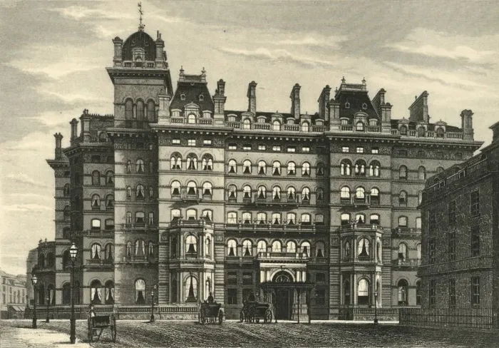 Framed Print : Langham Hotel, c1876. Creator: Unknown Framed Print : Langham Hotel, c1876. Creator: Unknown