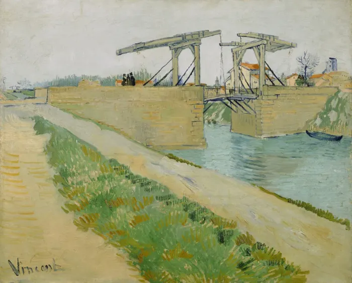 Framed Print : The Langlois bridge (Pont de Langlois), 1888. Artist: Gogh, Vincent, van (1853-1890) Framed Print : The Langlois bridge (Pont de Langlois), 1888. Artist: Gogh, Vincent, van (1853-1890)