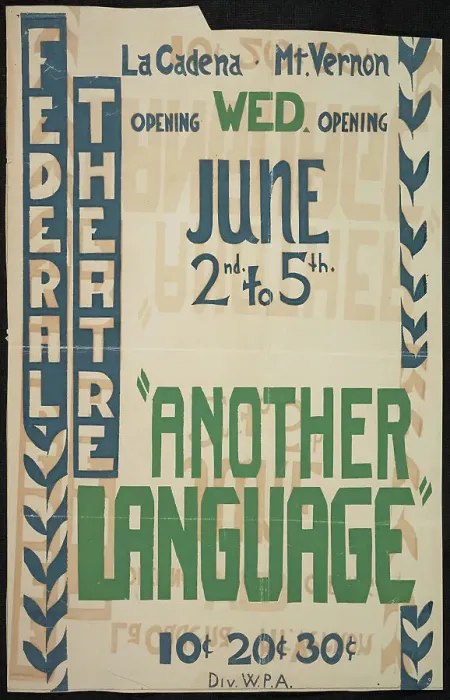 Framed Print : Another Language, California?, [193-]. Creator: Unknown